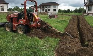 Копка траншей для водопровода в Протвино: цена за метр от 941 руб.