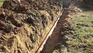 Копка траншей для водопровода в Протвино: цена за метр от 941 руб.