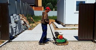 Устройство въезда на участок Протвино, цена от 51225 руб.